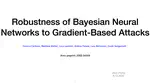 Robustness of Bayesian Neural Networks to Gradient-Based Attacks